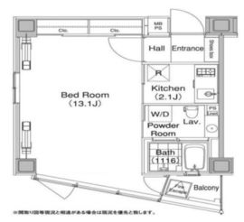 エルスタンザ代官山 タワー棟 702 間取り図