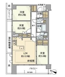 パークナード目黒カレン 2階 間取り図