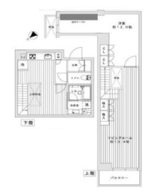 グランドメゾン中目黒THE CLASS 1階 間取り図