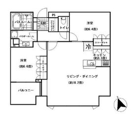 シティタワーズ豊洲ザ・シンボル 42階 間取り図