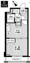 カスタリア新宿御苑 505 間取り図