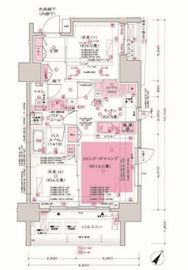 ディームス大井町 1102 間取り図