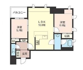 エスティメゾン五反田 401 間取り図