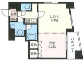 エスティメゾン浅草駒形 1001 間取り図