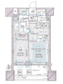 シティインデックス秋葉原 9階 間取り図
