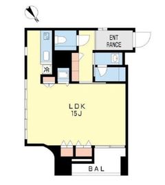 CAMEL築地1 604 間取り図