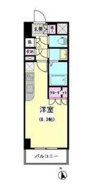 エスティメゾン大井仙台坂 905 間取り図