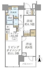 ブリリアタワー代々木公園クラッシー 2階 間取り図