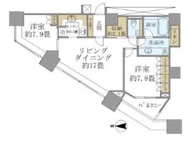 高輪ザ・レジデンス 29階 間取り図