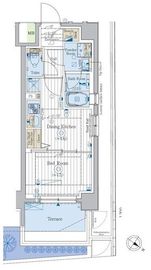 プラージュリュー押上 301 間取り図