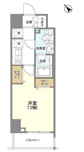 Camellia (カメリア) 403 間取り図