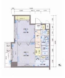 ヴェルト日本橋シティ 2階 間取り図