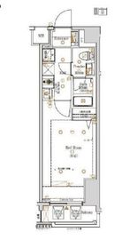 ログ門前仲町 3階 間取り図