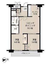 三田ナショナルコート 10階 間取り図