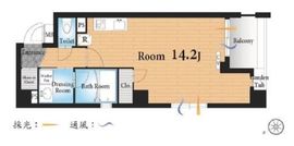 ナビールコート麻布台 201 間取り図