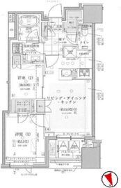 クラッシィハウス神田錦町 2階 間取り図