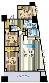 パークコート南麻布 2階 間取り図