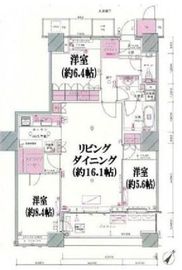 ザ・東京タワーズ シータワー 32階 間取り図