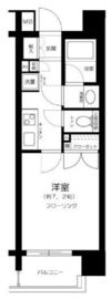セレビア新宿御苑前 5階 間取り図