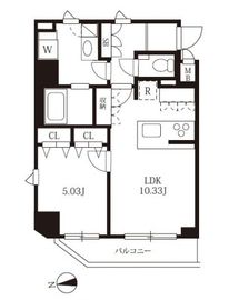 MAXIV浅草 (マキシヴ浅草) 1003 間取り図