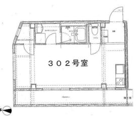 サザン高輪 3階 間取り図