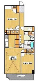 クリオ東新宿壱番館 15階 間取り図