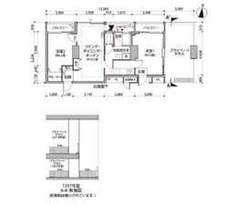 東雲キャナルコートCODAN 11-1317 間取り図