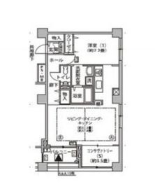 東雲キャナルコートCODAN 15-608 間取り図