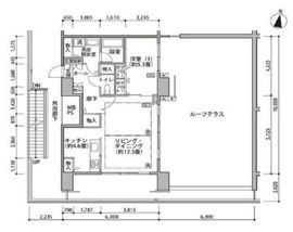 東雲キャナルコートCODAN 17-1209 間取り図