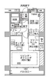 東雲キャナルコートCODAN 18-311 間取り図