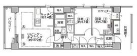 東雲キャナルコートCODAN 18-401 間取り図