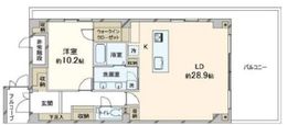 ファブール南青山 302 間取り図