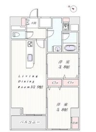 ブライズ神田岩本町 1201 間取り図