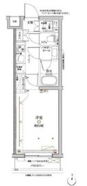 クレイシア目黒都立大学 1階 間取り図