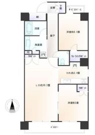 ザ・パークハウス大井町イーストコート 5階 間取り図