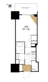 シティハウス東麻布 10階 間取り図