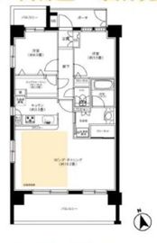 クレストフォルム上野グランステージ 3階 間取り図