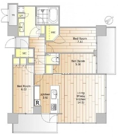 パークシティ武蔵小山ザタワー 23階 間取り図