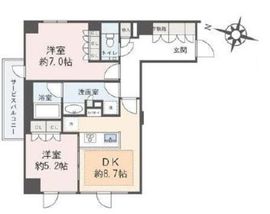 ローレルアイ目黒大橋ザ・テラス 5階 間取り図