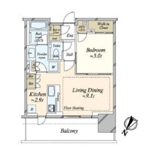 シティタワーズ東京ベイ 10階 間取り図