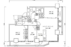 パークキューブ愛宕山タワー 2302 間取り図