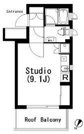 ラティエラ乃木坂 401 間取り図