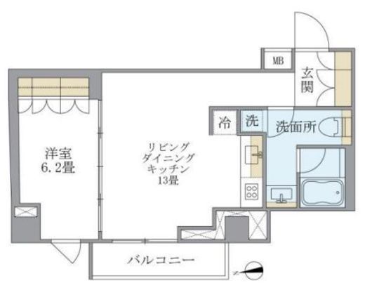 J.リヴェール学芸大学 308 間取り図
