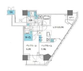 パークシティ武蔵小山ザタワー 5階 間取り図