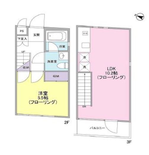 シルバラード広尾 203 間取り図