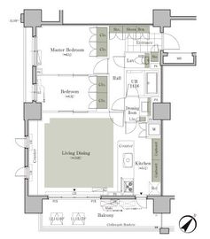 パークキューブ西ヶ原ステージ 1605 間取り図