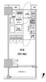 パークハビオ渋谷本町レジデンス 810 間取り図