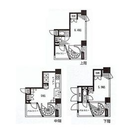 ベルメゾン南麻布グラン 608 間取り図