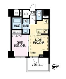 オープンレジデンシア南品川 3階 間取り図