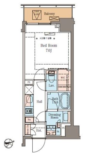 BluRock青葉台 202 間取り図